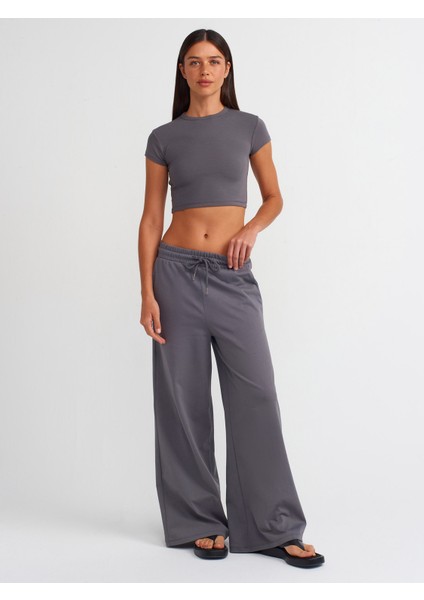 30936 Vücuda Oturan Crop Top-Füme modelleri