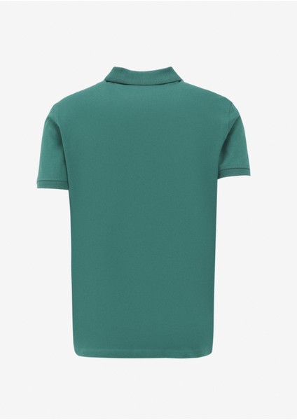 Düz Yeşil Erkek Polo T-Shirt F4SM-TST 0944