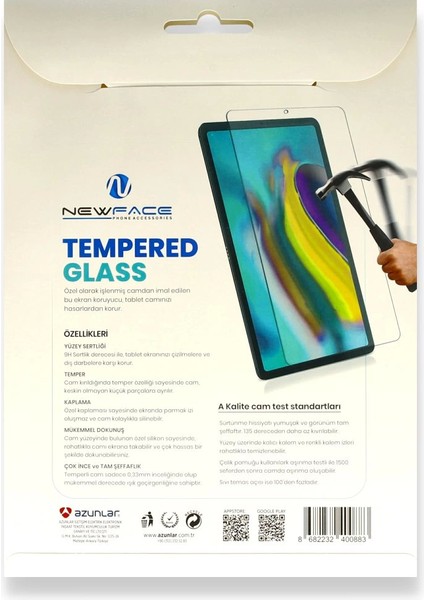 iPad 2022 10.9 10.nesil Tablet Cam Ekran Koruyucu modelleri