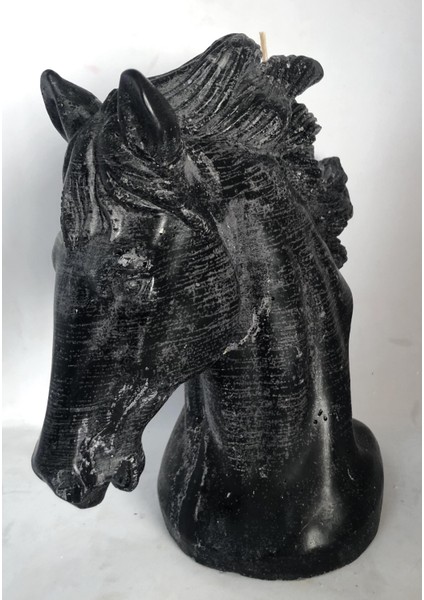 Büyük At Mum (24 Cm) Siyah fiyatları