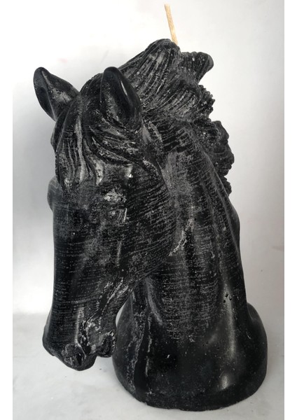 Büyük At Mum (24 Cm) Siyah modelleri