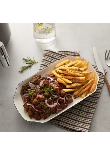 Less Fat Technology ile Ev Yoğurdu, Fırın/ızgara, Isıtma, Sebze ve Meyve Kurutan Smart Sensorlü Easy Wash Tech Airfryer 1550W
