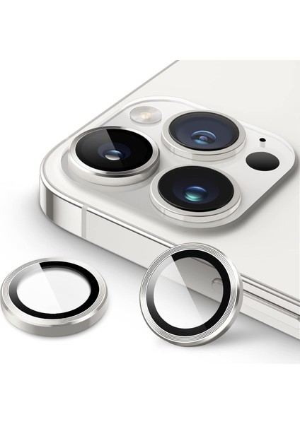 Apple iPhone 14 Pro Max ve 14 Pro Için Kamera Lens Koruyucu Darbelere Karşı Korur