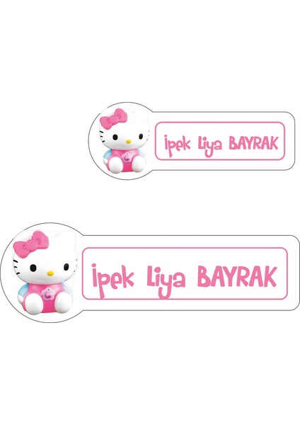 Okul Etiketi, Kalem Defter Etiketi - Hello Kitty- 222 Adet Folyo Sticker fiyatları