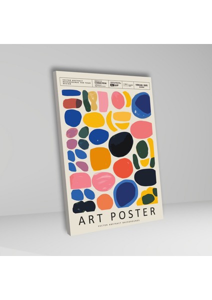 3'lü Kanvas Duvar Tablosu Renkli Art Poster Tasarımı fiyatları