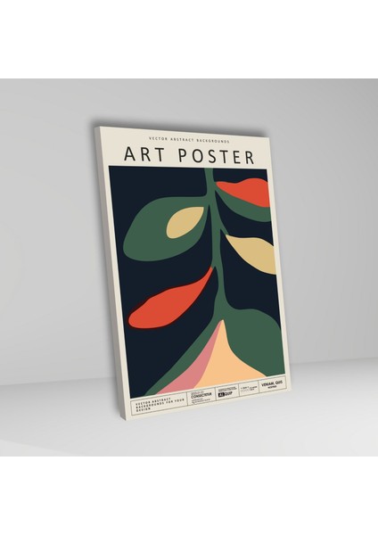 3'lü Kanvas Duvar Tablosu Renkli Art Poster Tasarımı modelleri