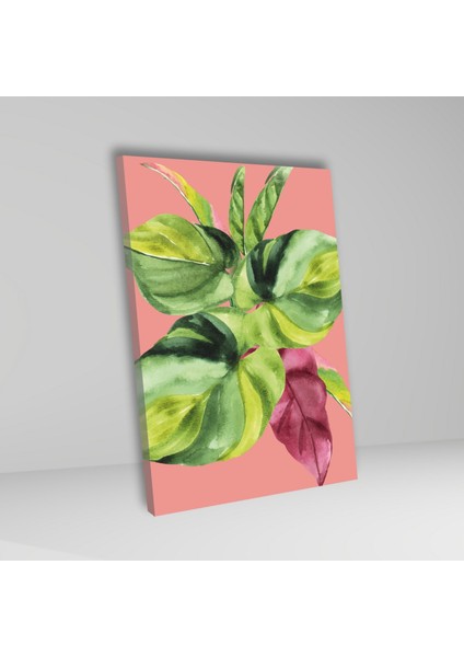 3'lü Kanvas Duvar Tablosu Canlı Renkte Yaprak Tasarımı modelleri