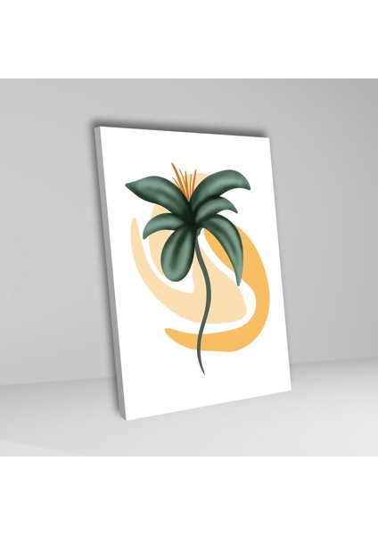 3'lü Kanvas Duvar Tablosu Sarı Yeşil Sade Çizgisel Tasarım fiyatları