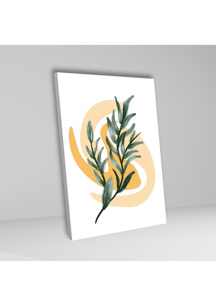 3'lü Kanvas Duvar Tablosu Sarı Yeşil Sade Çizgisel Tasarım fırsatları