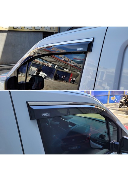 Citroen Berlingo Kromlu Cam Rüzgarlığı 2'li 2019 Model ve Sonrası