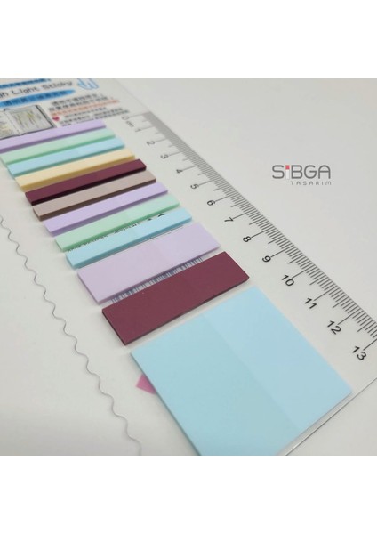 480 Yaprak Ince Şerit Şeffaf Renkli Postit Post-It Post It. Kitap Ayracı Ayraç Postit Sticker fiyatları