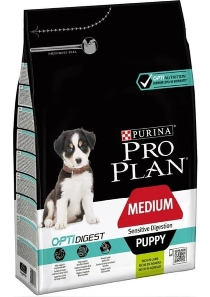 Pro Plan Puppy Orta Irk Kuzu Etli Yavru Köpek Maması 1,5 kg (Açık)