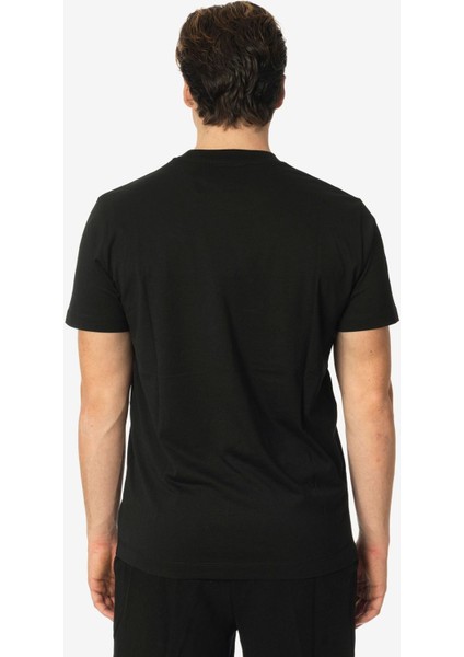 Bisiklet Yaka Siyah Erkek T-Shirt UMP24057TS fırsatları