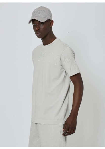 Bisiklet Yaka Gri Erkek T-Shirt UMP24061TS fiyatları