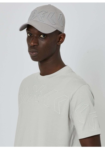 Bisiklet Yaka Gri Erkek T-Shirt UMP24061TS modelleri
