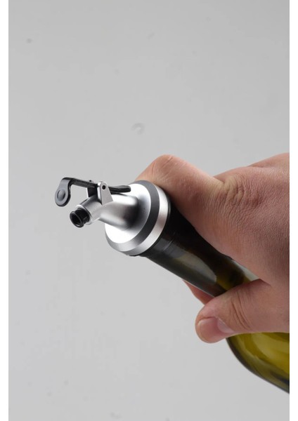 Ahşap Stantlı 3'lü 750 ml Zeytinyağı - Sıvıyağ - Nar Ekşisi Şişesi Set Cam Yağdanlık Seti