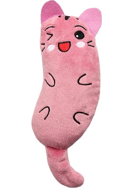 Tineke Peluş Kedi Oyuncağı Kedi Otlu Catnipli Gri