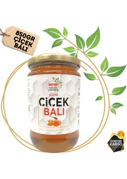 Bozdağ Süzme Çiçek Balı 850GR