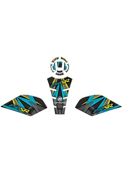 CF Moto Cf Moto 250 Sr 2020 - 2024 Tank Pad Set 001