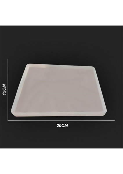 Tepsi Silikon Reçine ve Beton Kalıp - Dikdörtgen -KOD:207 fiyatları