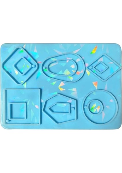 14CM x 10CM Hologramlı Anahtarlık Kalıbı - Kod: