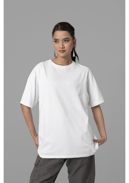 Yüksek Kalite Kompakt Oversize Sade T-Shirt