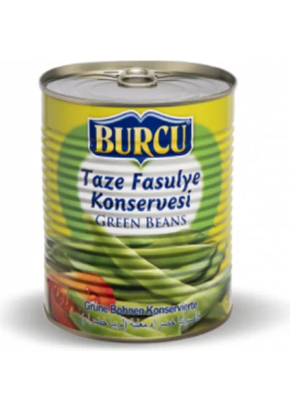 800 Gram Burcu Taze Fasulye Konservesi