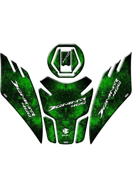 Dominar 400 2017 - 2022 Uyumlu Tank Pad Set 009