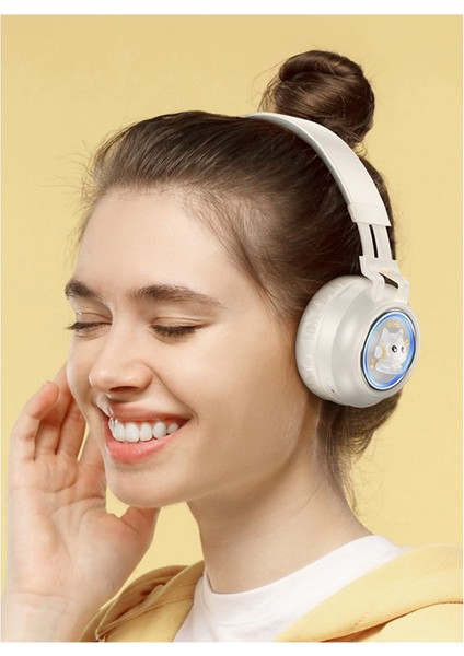 W50 Cute Fun Bt Rgb Kablosuz Kafaüstü Kulaklık