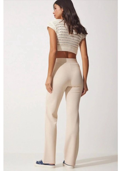 Zr Modal Crep Kumaş Palazzo Pantalon