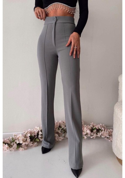 Zr Modal Crep Kumaş Palazzo Pantalon