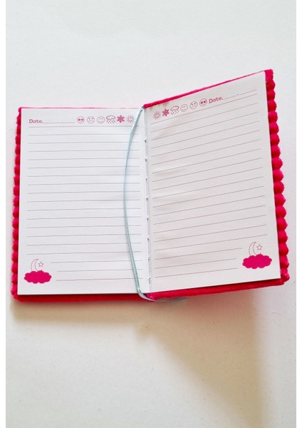 Peluş Anı Günlük Hatıra Defteri Notebook Mikro Chic A5 Çizgili 72Y - Renk Seçenekli