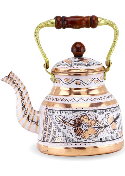 Bakır Bitki Cayı Demligi Gül Çiçek Royal 2 Lt