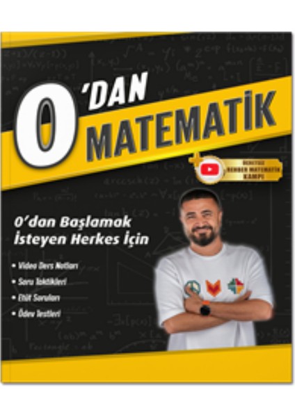 Rehber Matematik 0'dan Serisi Matematik + Geometri 2'li Set / Video Ders Notları ( Mehmet Dural ) + Telefonstandı..!