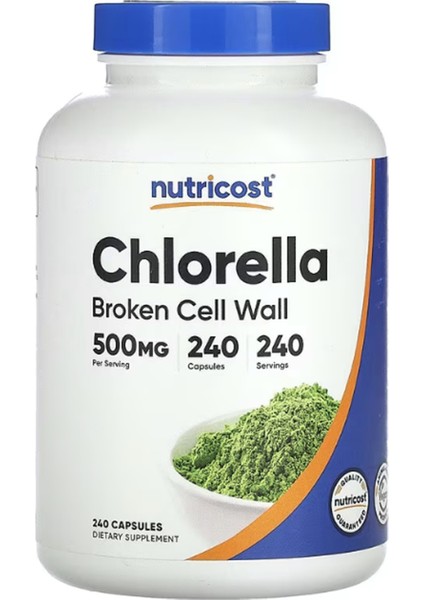 Nutricost Chlorella 500 Mg 240 Capsul Usa Menşei.Tr Tek Yetkili SATICISI OZELSPORCUGIDALARI'DIR