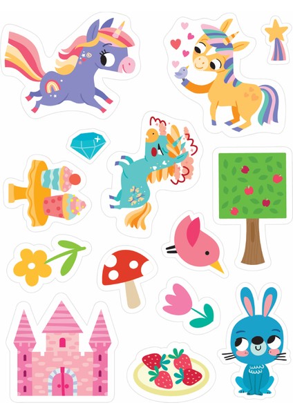 Easy Peely Unicorns - Peel, Stick, Play