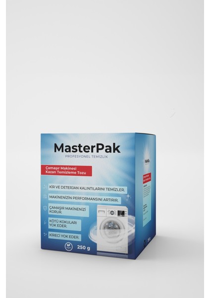 Masterpak Çamaşır Makinesi Kazan Temizleme Tozu 1 Adet