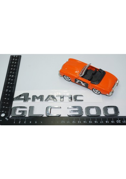 GLC300 4matic Bagaj Krom Abs Yazı Logo Benz Ile Uyumlu modelleri