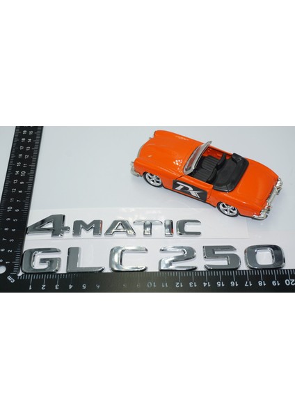 GLC250 4matic Bagaj Krom Abs Yazı Logo Benz Ile Uyumlu modelleri