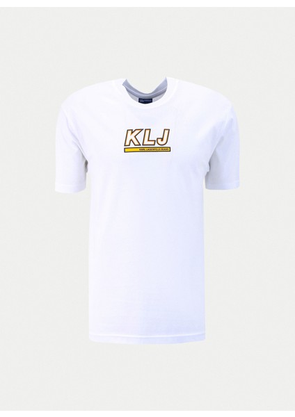Beyaz Erkek T-Shirt 240D1701_KLJ Regular Sslv Skate Tee