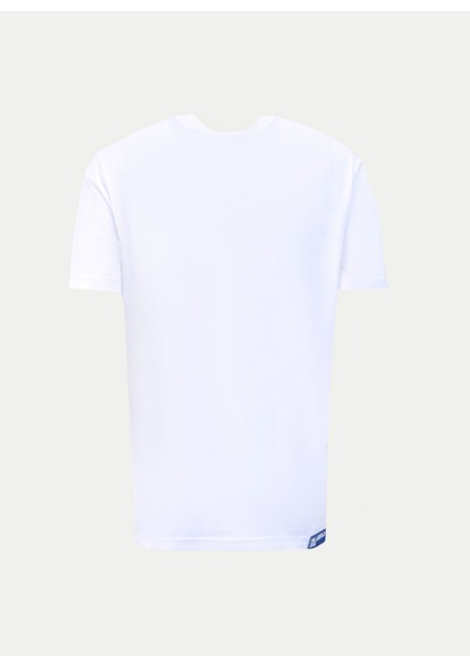 Beyaz Erkek T-Shirt 240D1701_KLJ Regular Sslv Skate Tee