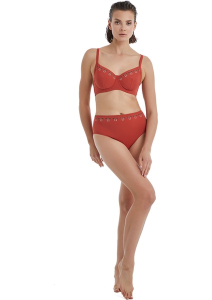 Kiremit Kadın Bikini Üst 10511