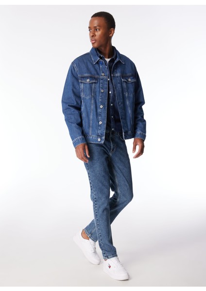 Erkek Denim Ceket 240D1404_KLJ Regular Denım Jacket