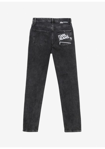 Gri Erkek Denim Pantolon 240D1115_Klj Slim Logo Denim fırsatları