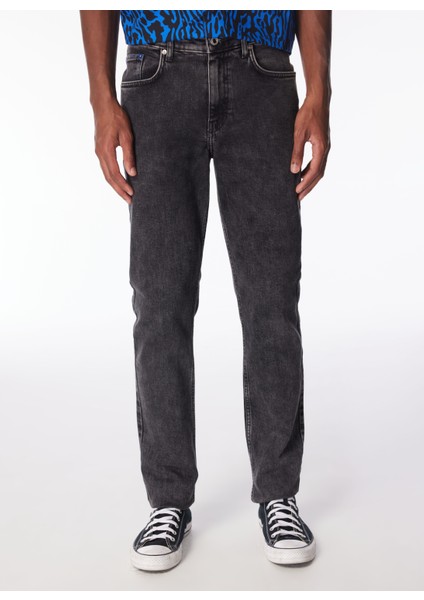Gri Erkek Denim Pantolon 240D1115_Klj Slim Logo Denim indirimleri