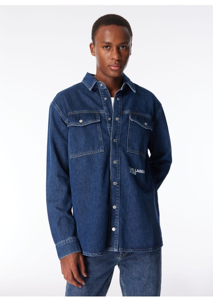 Erkek Denim Gömlek 240D1603_KLJ Regular Utlty Shırt Ja fiyatları