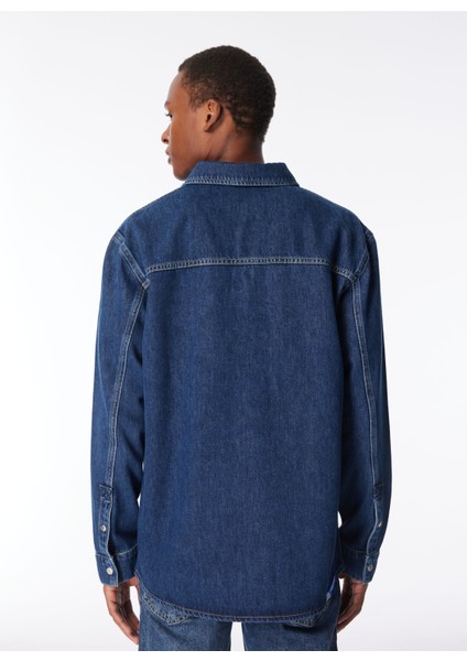 Erkek Denim Gömlek 240D1603_KLJ Regular Utlty Shırt Ja indirimleri