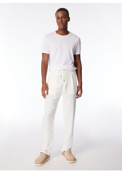 Gmg Fırenze Normal Bel Regular Fit Ekru Erkek Pantolon GU24MSS01017