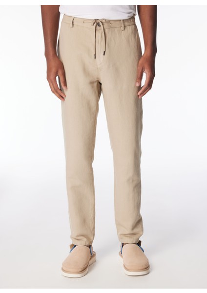 Gmg Fırenze Lastikli Bel Dar Paça Regular Fit Vizon Erkek Pantolon GU24MSS01013