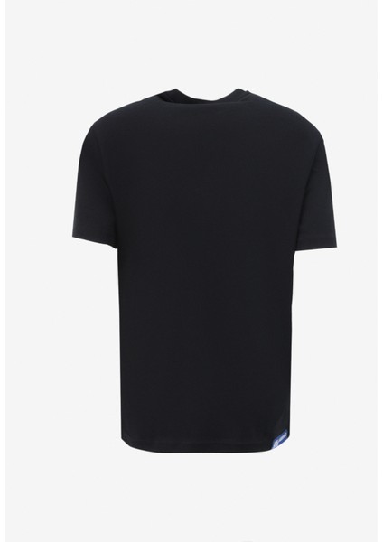 Siyah Erkek T-Shirt 240D1701_KLJ Regular Sslv Skate Tee